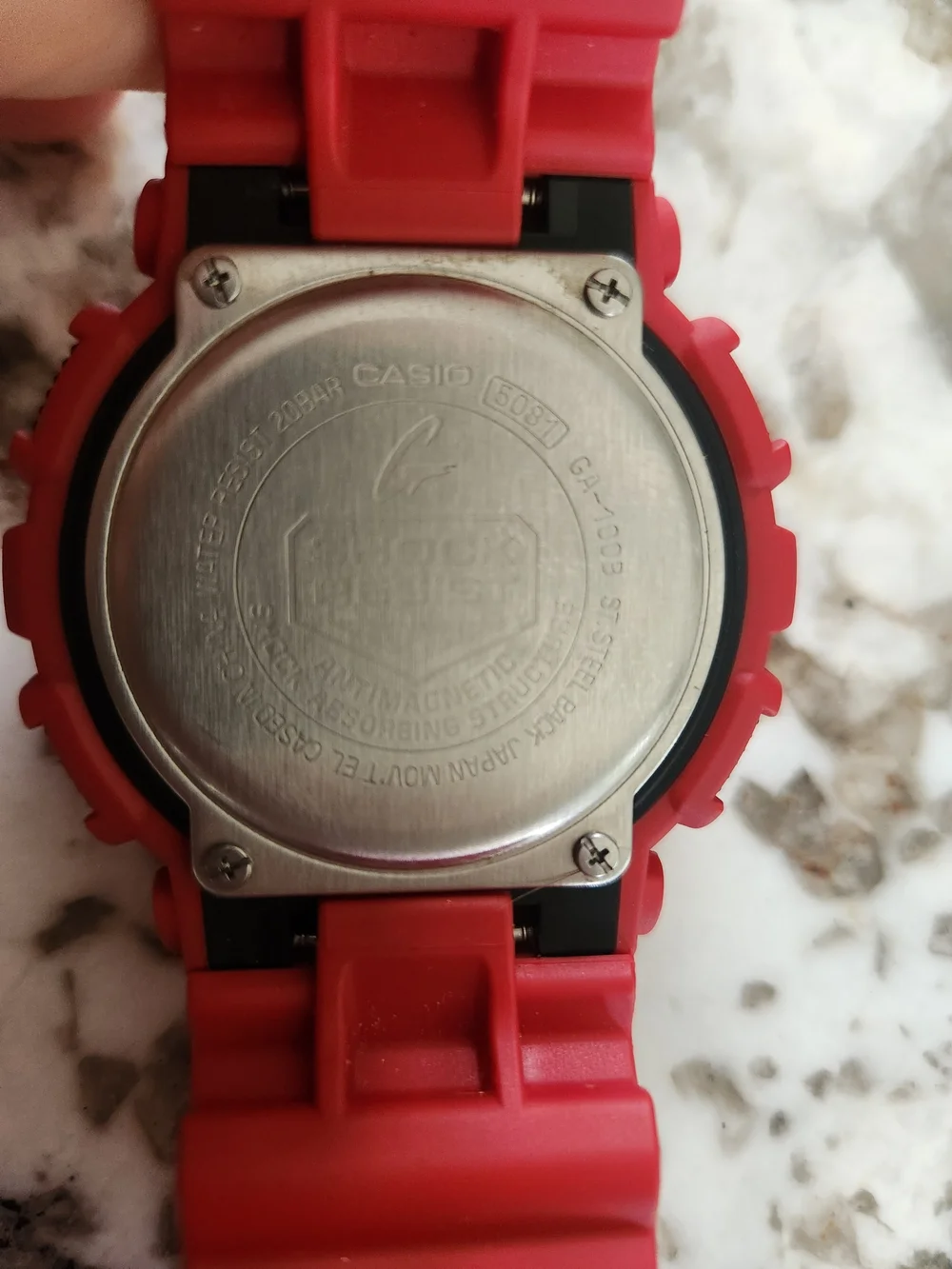 G-Shock Red Sport Watch